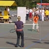 Mobile Tennisanlage